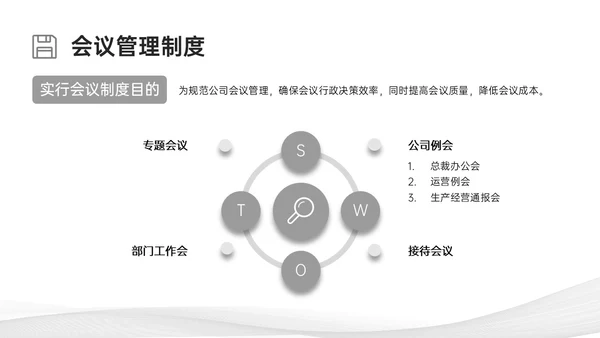 灰色简约商务行政管理制度培训PPT课件