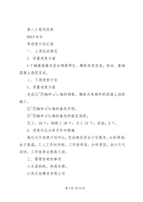 文熙楠苑18X17X16X周进度计划汇报1.docx