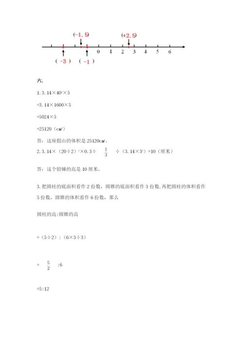 洛阳市小学数学小升初试卷附答案（模拟题）.docx