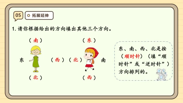 1.1 认识东南西北 课件 (共20张PPT) 人教版 三年级下册数学