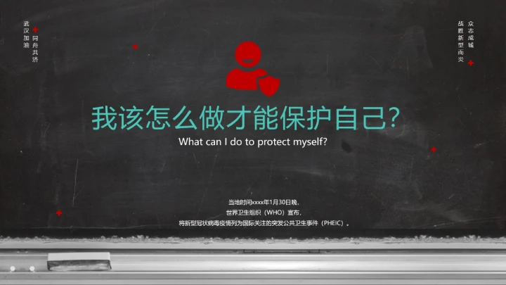新冠病毒防护科普疫情防控PPT课件