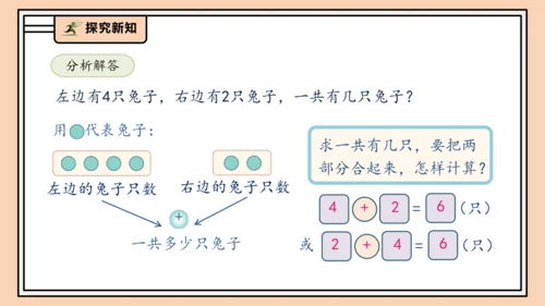 【课堂无忧】人教版一年级上册2.6 解决问题（一）（课件）(共34张PPT)