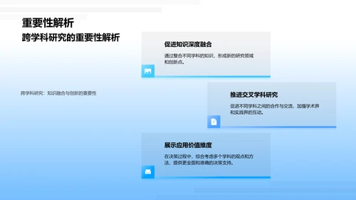 跨学科研究答辩策略