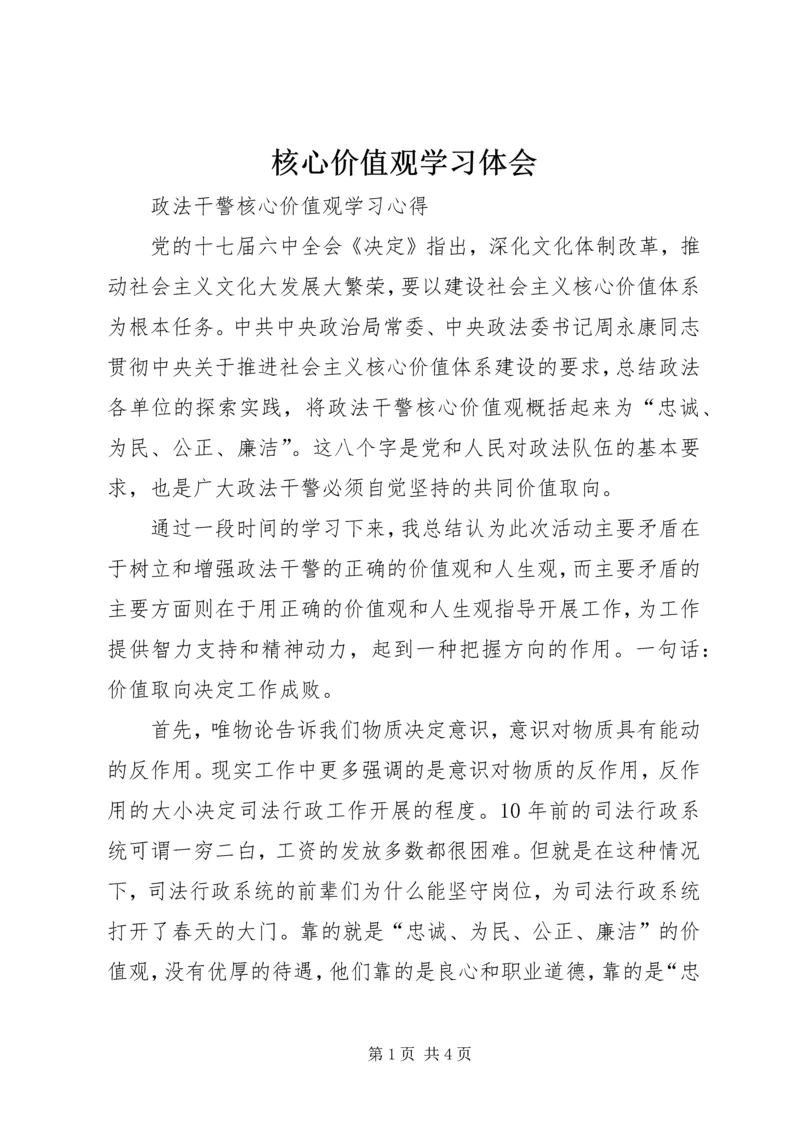 核心价值观学习体会_1.docx