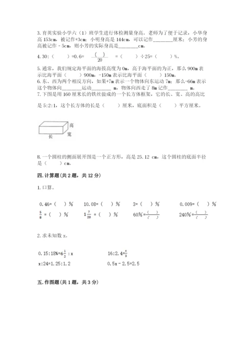 石棉县六年级下册数学期末测试卷最新.docx