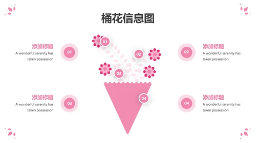 粉色优雅婚礼策划公司宣传动态PPT模板