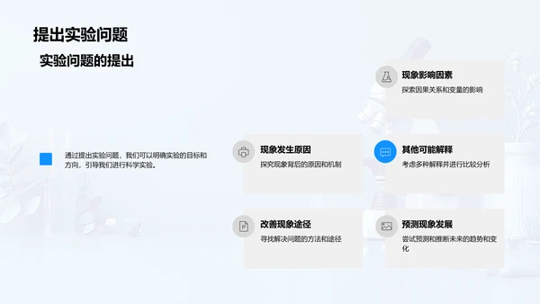 科学实验课程教学PPT模板