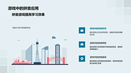 拼音知识游戏讲解PPT模板