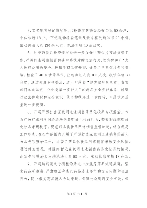 某年药械化监管工作总结.docx