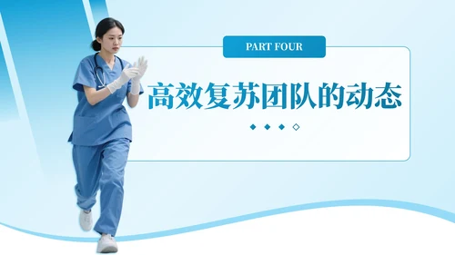 蓝色系简约风急救知识培训PPT模板