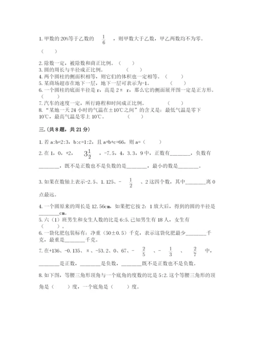 辽宁省【小升初】小升初数学试卷带答案（综合题）.docx