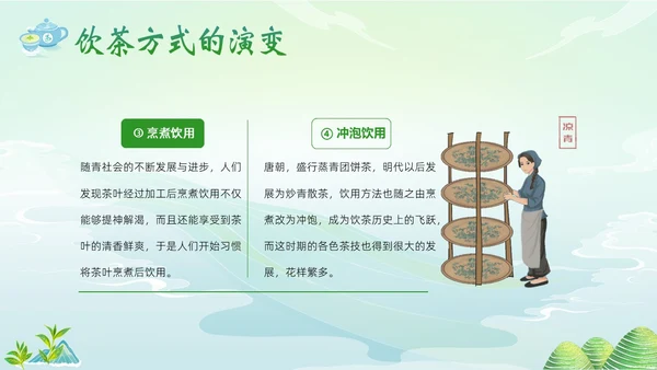 中国茶叶的起源和历史茶文化茶叶PPT课件中国传统文化