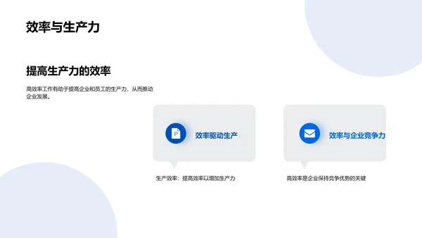 工作效率提升讲座PPT模板