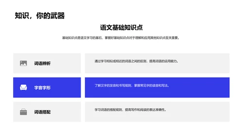新学期语文教学PPT模板