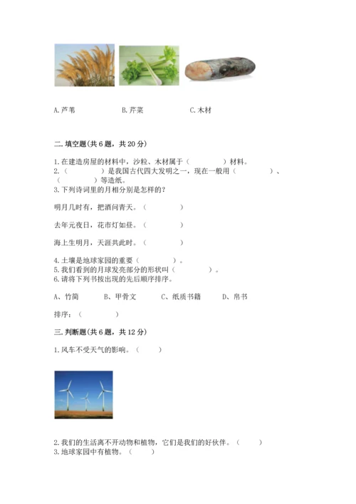 教科版科学二年级上册《期末测试卷》a4版.docx