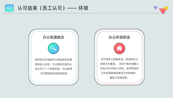 彩色水彩微粒员工访谈报告企业培训PPT课件人物访谈