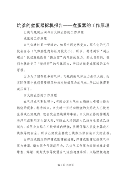 坑爹的煮蛋器拆机报告——煮蛋器的工作原理 (3).docx
