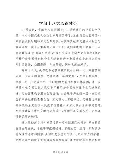 学习十八大心得体会 (14).docx