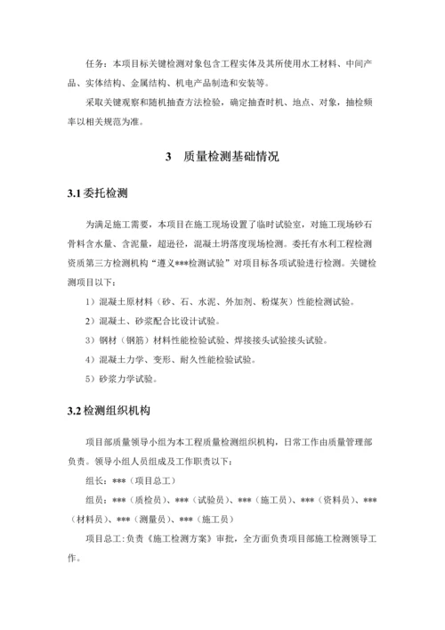 水利综合项目工程质量检测专项方案.docx