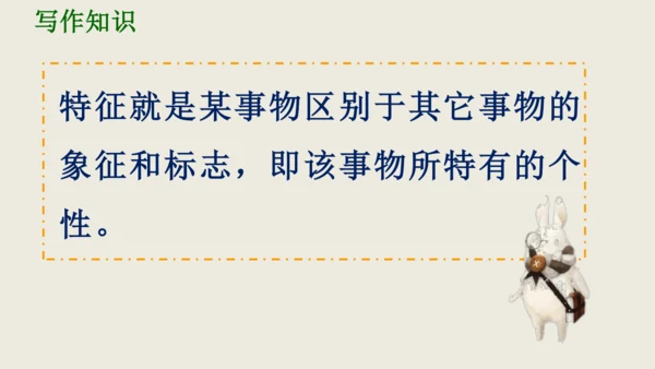 部编版八上语文第五单元写作《说明事物要抓住特征》课件