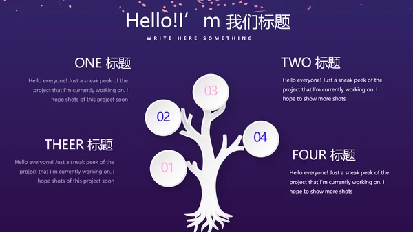 时尚微立体发布会工作总结商务通用PPT动态模板
