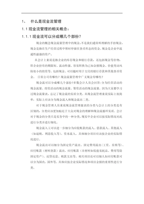 我国企业现金流管理的现状及最佳实务.docx