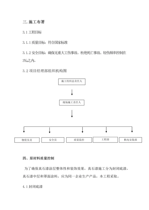 小学外墙真石漆综合项目施工专项方案最新.docx