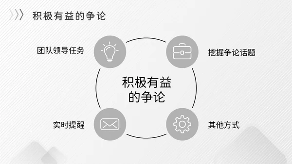 灰色简约商务冷淡风团队协作五大障碍企业培训PPT模板