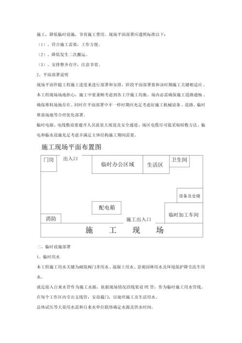 景观绿化小型停车场公共卫生间基础设施综合项目施工组织设计.docx