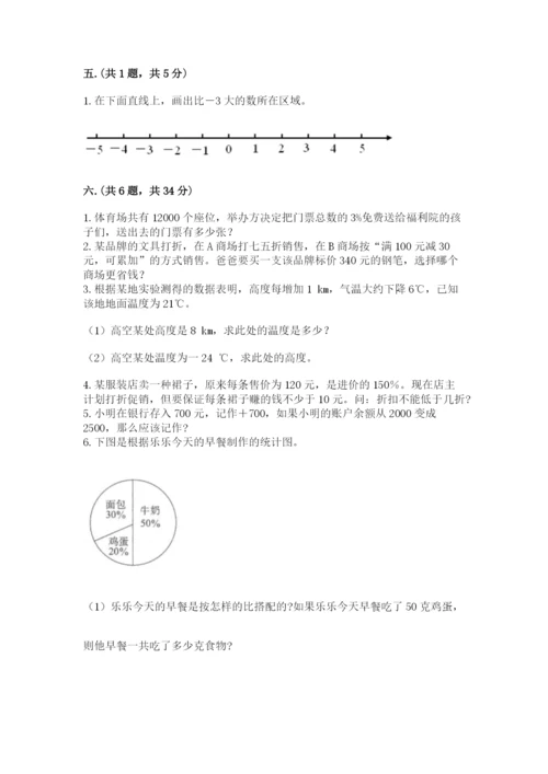 六年级毕业班数学期末考试试卷及答案（真题汇编）.docx