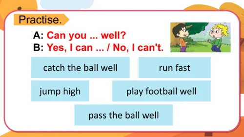 Module 6 Unit 1  You can play football well. 课件(共3