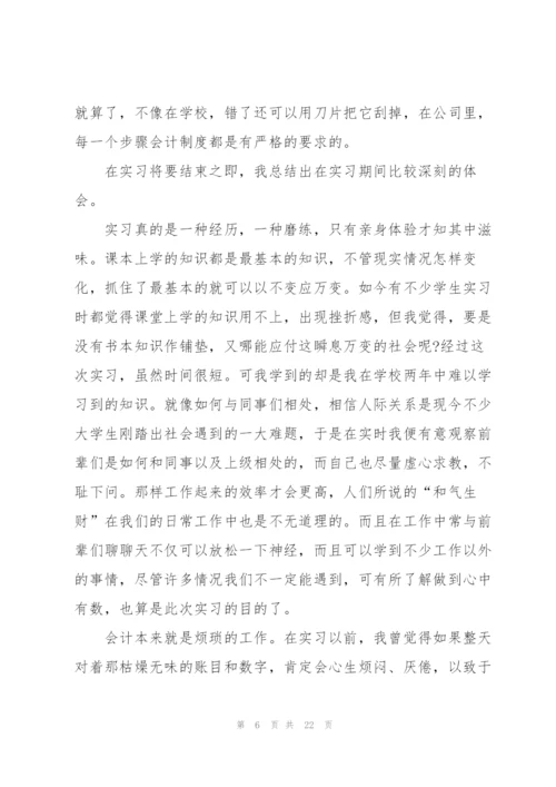 实习总结范文500字10篇.docx