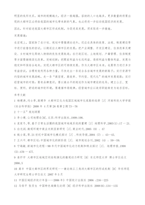 中国大都市区形成机制与优化措施综论-发展措施.docx