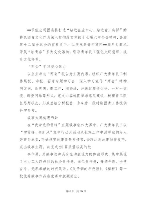 单位五四青年节活动总结范文.docx