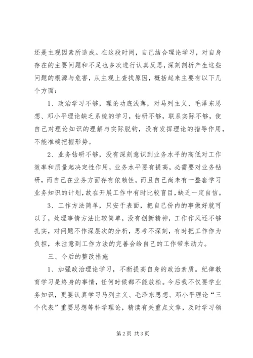 学习《关于严肃经律改进干部作风的若干规定》的心得体会 (2).docx