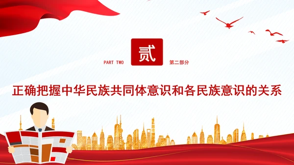 正确把握民族工作的“四个关系”PPT干部学习教育党课