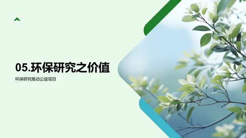 环保研究：走向绿色未来