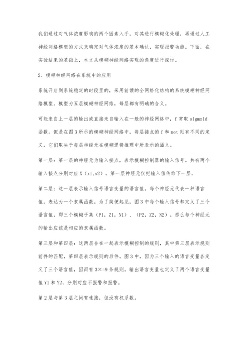 一种基于模糊神经网络的可燃气体探测算法.docx