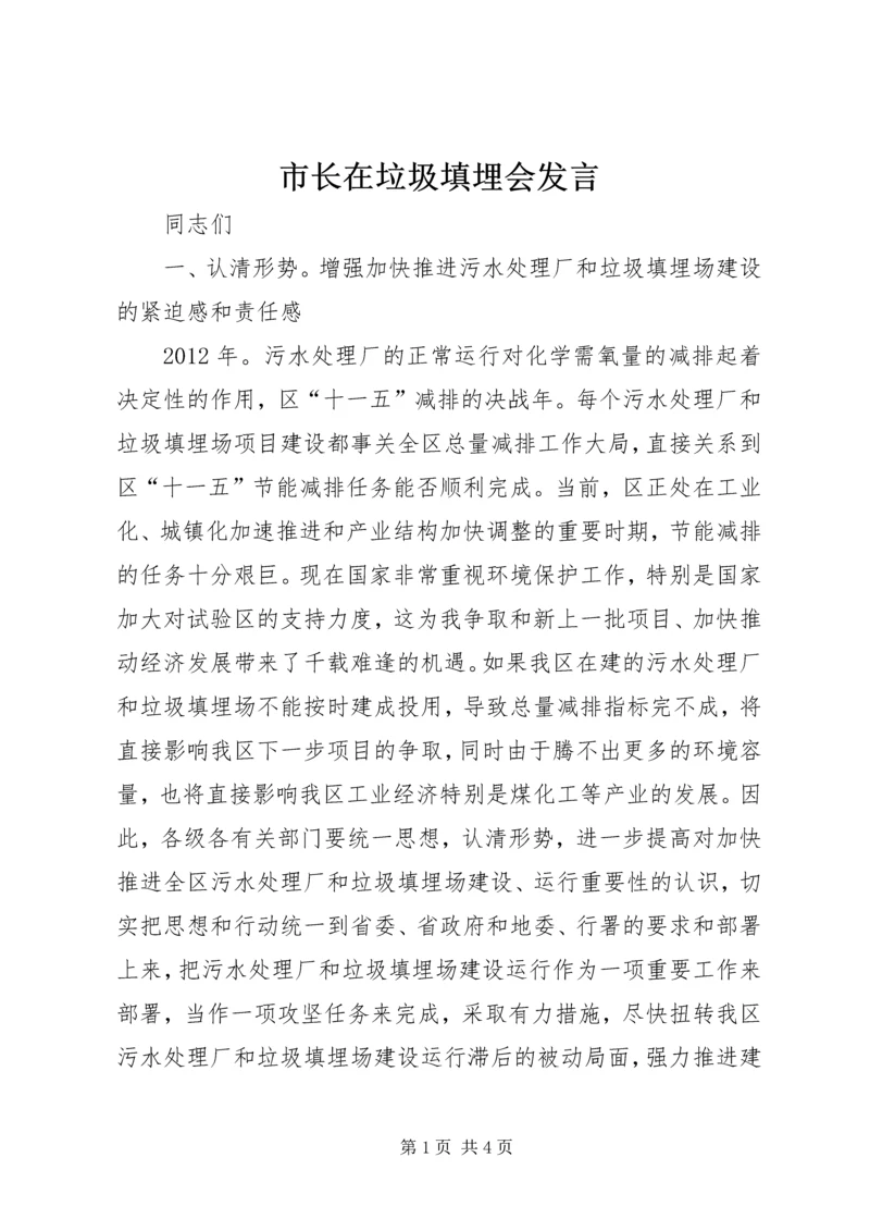 市长在垃圾填埋会发言.docx