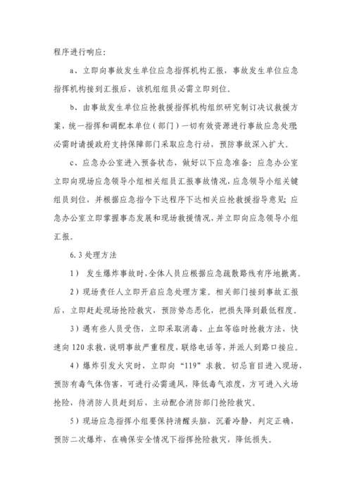 压力容器爆炸事故应急专题预案.docx