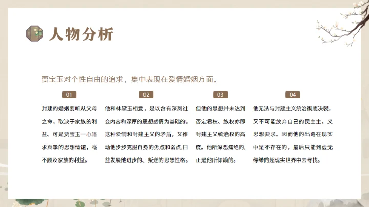 解读经典《红楼梦》通用PPT模板
