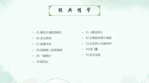 四大名著走进红楼梦通用PPT模板