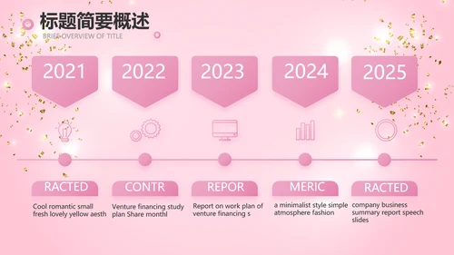 粉色时尚化妆品周年庆ppt模板活动策划方案