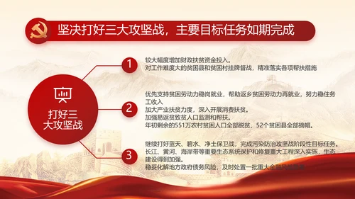 党政党支部年终工作总结汇报PPT党课