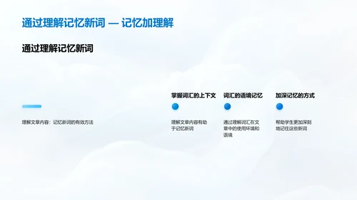 阅读学习新词汇