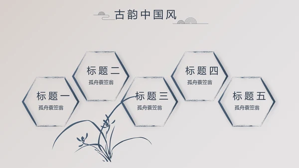 精美复古中国风商业计划书创业融资PPT动态模板
