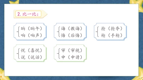 【核心素养】部编版语文二年级下册-13. 画杨桃 第1课时（课件）