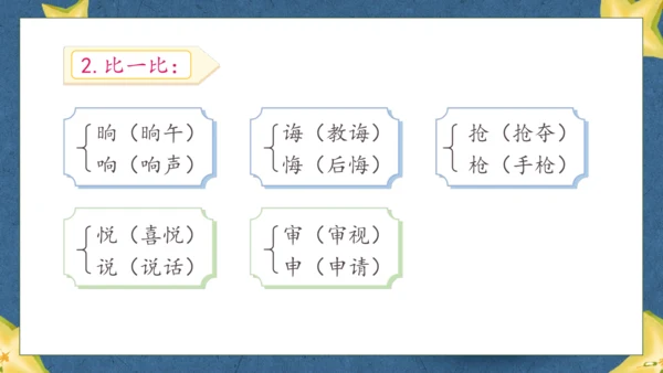 【核心素养】部编版语文二年级下册-13. 画杨桃 第1课时（课件）