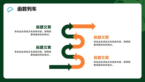 绿色卡通风小学数学教学课件PPT模板