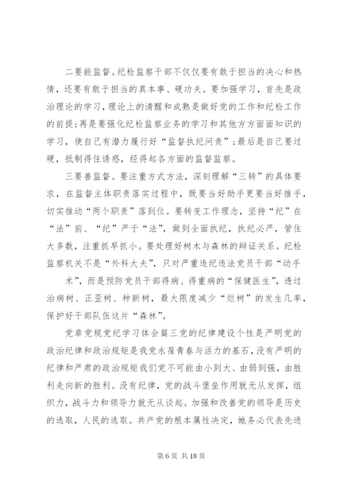 【党章党规党纪学习体会20篇】.docx